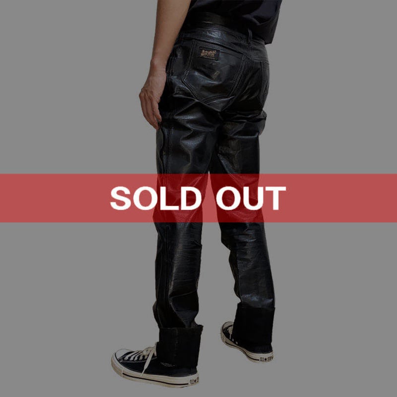 USED'S LET IT ROCK LEATHER TROUSERS   KONBINI