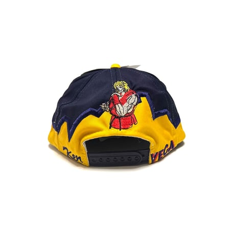 【DEAD STOCK】1996 VEGA × Street Fighter II “Ken”① Snapback Cap Made for Italy