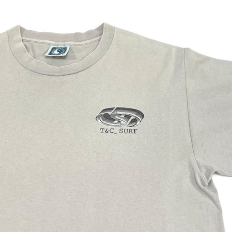 【USED】90'S T&C TOWN & COUNTRY 3D LOGO T-SHIRT