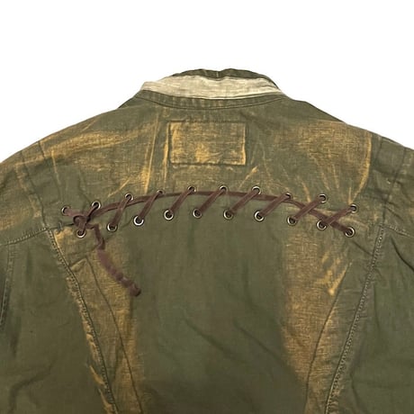 【USED】00's DOLCE & GABBANA DIRTY BIKER JACKET