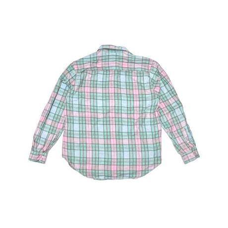 【USED】90'S MARSH LANDING NARD FLANNEL CHECK SHIRT