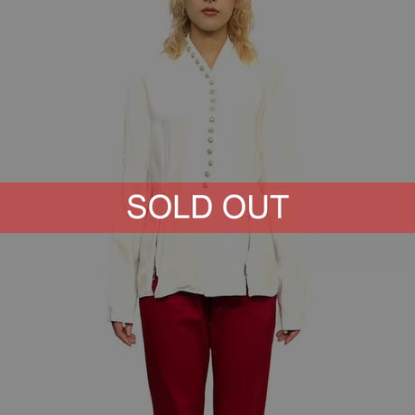 【USED】80s FRENCH VINTAGE DEFORMED BLOUSE