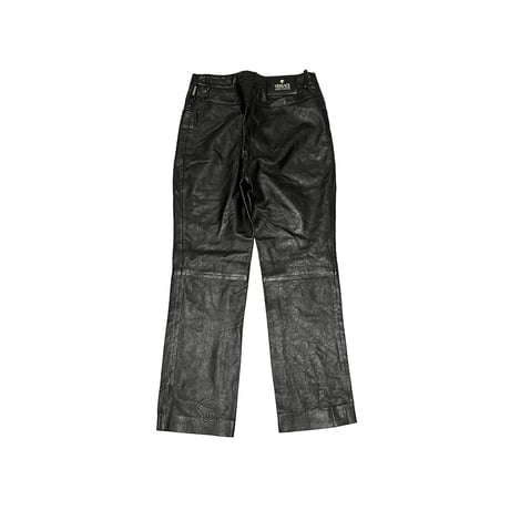 【USED】90's VERSACE JEANS COUTURE LEATHER PANTS