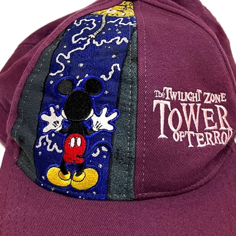 【USED】90's DISNEY The TWILIGHT ZONE TOWER OF TERROR CAP