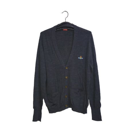 【USED】90'S VIVIENNE WESTWOOD × JOHN SMEDLEY KNIT CARDIGAN