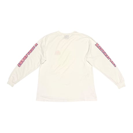 【USED】90's Kappa Sleeve Print Pique Long Sleeve T-shirt