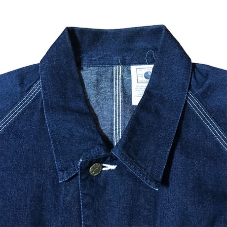 【USED】80'S CARHARTT 100 YEARS MEMORIAL MODEL DENIM COVERALL