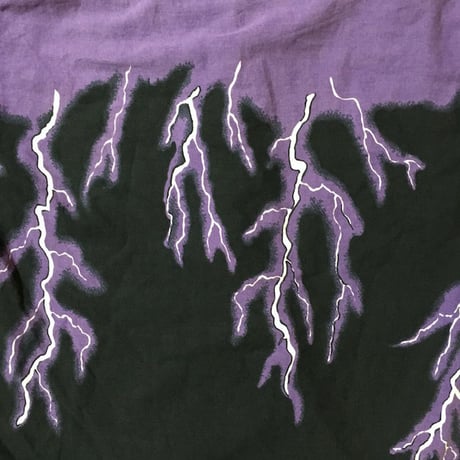 【USED】90'S PURPLE SANDER GRAPHIC SHIRT