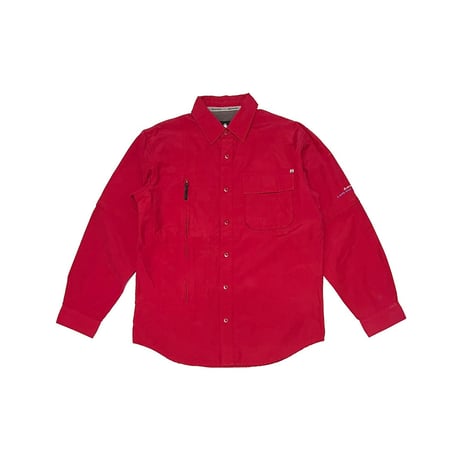 【USED】00's AIRWALK DETACHABLE GIMMICK SHIRT RED