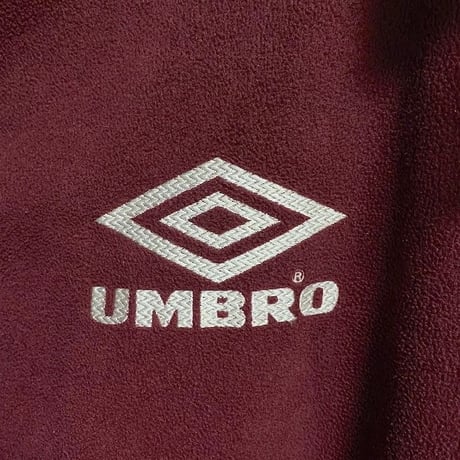 【USED】90'S UMBRO ZIP FLEECE TOP
