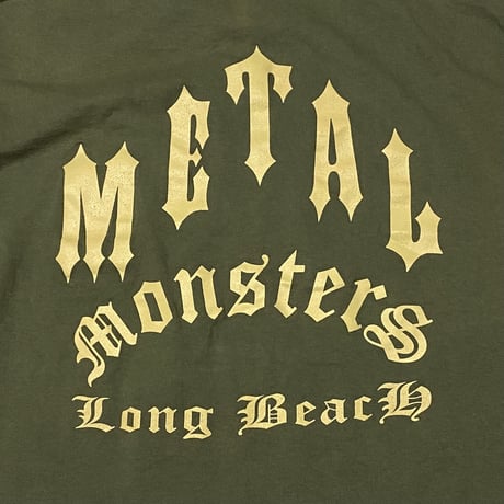 【USED】00'S LONG BEACH METAL MONSTERS T-SHIRT