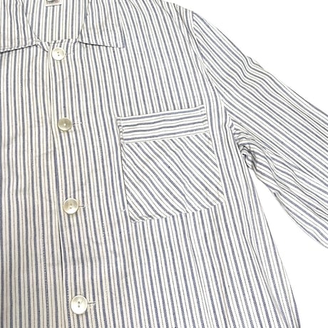 【USED】70's CCCP STRIPE WORK SHIRT JACKET③