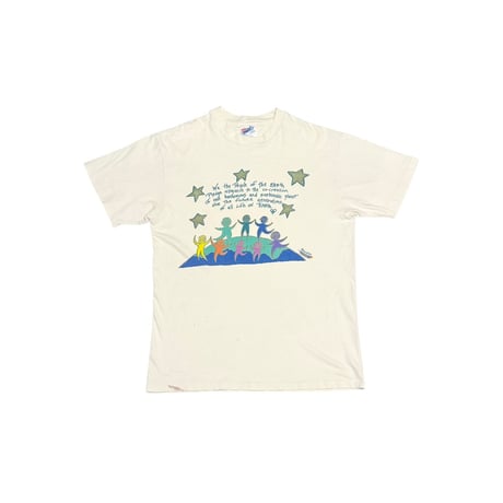 【USED】90's We the people of the earth T-shirt