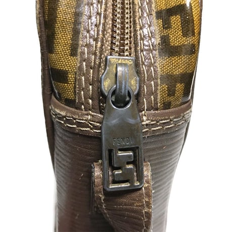 【USED】80'S FENDI ZUCCHINO PATTERN SHOULDER BAG