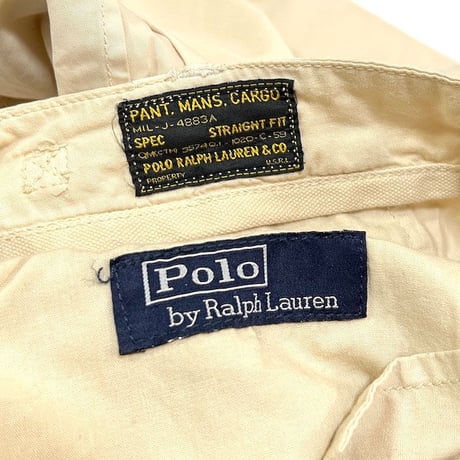 【USED】90'S-00'S POLO BY RALPH LAUREN M-1957 CARGO FIELD TROUSERS