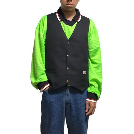 【DEADSTOCK】90'S BEN DAVIS WORK VEST