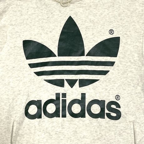 【USED】80'S-90'S ADIDAS OLD SCHOOL TREFOIL HOODIE
