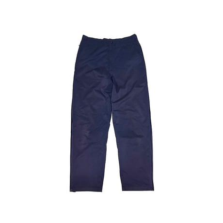 【USED】00's NIKE Tech Training Partial Side Zip Ventilation Pants Navy
