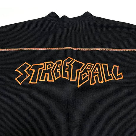 【USED】90'S ADIDAS STREET BALL V-NECK T-SHIRT