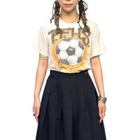 【USED】00's AIRBRUSH P.F.H.S. SOCCER T-SHIRT