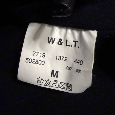 【USED】90's W.&L.T. Astro Biker Tech Jacket Black