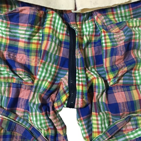 【USED】90'S VIVIENNE WESTWOOD HYPNOS CHECK BONDAGE TROUSERS