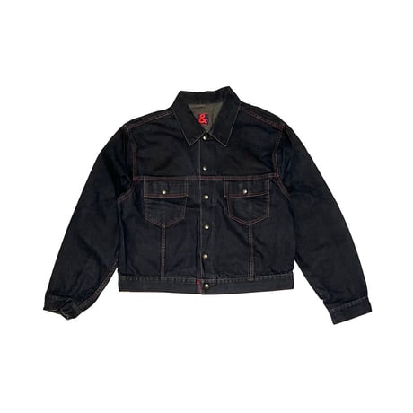 【USED】90's-00's & DOLCE & GABBANA DENIM JACKET BLACK
