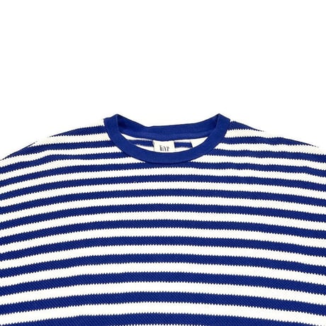 【USED】90'S-00'S OLD GAP BORDER COTTON KNIT SWEATER