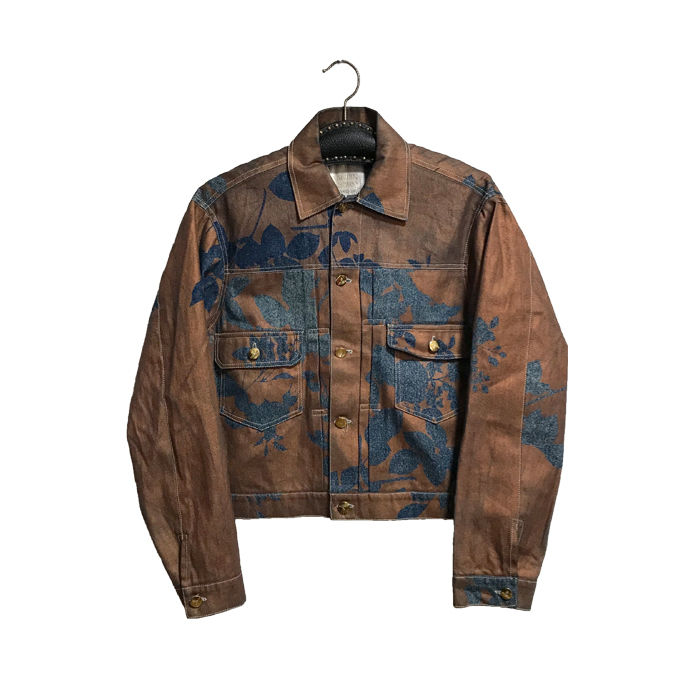 vivienne westwood デニム風ジャケット(ボタン紛失あり) USED】90'S VIVIENNE WESTWOOD SHADOW ROSE DENIM