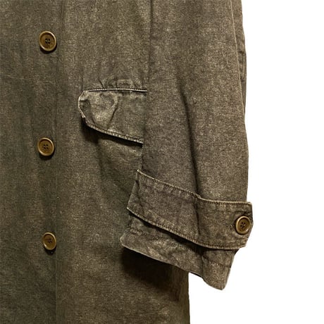 【USED】00'S C.P.COMPANY COTTON HEMP TRENCH COAT