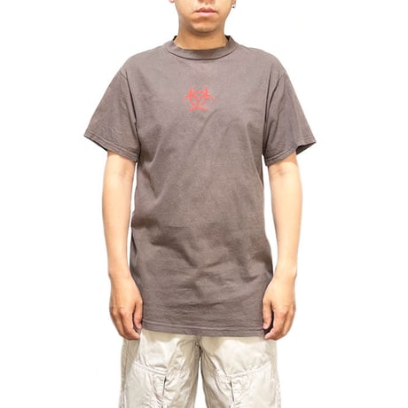 【USED】90'S HAZ-MAT BIOHAZARD T-SHIRT