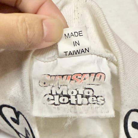 【USED】90's SINISALO Moto Clothes L/S T-SHIRT