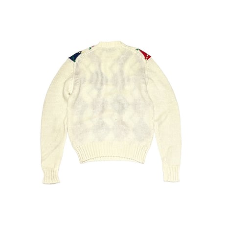 【USED】90'S BOSTON DRY GOODS ARGYLE KNIT SWEATER