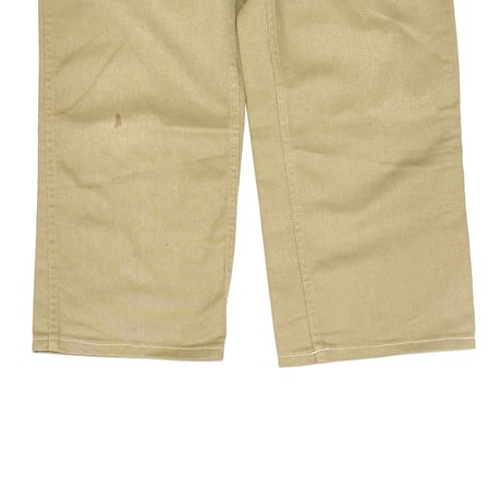 【USED】90's BEN DAVIS WORK TROUSERS BEIGE MADE IN USA