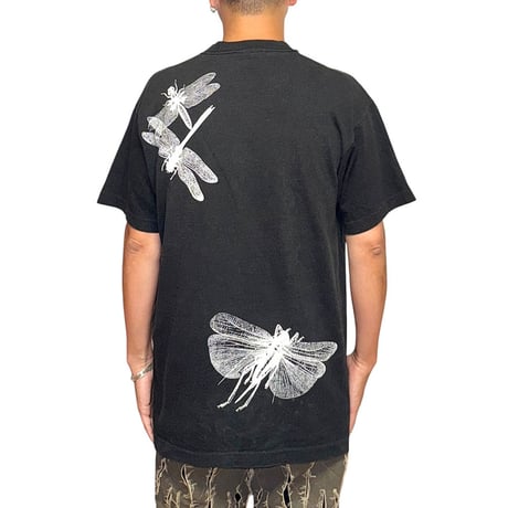 【USED】80's GEAR Multilayer Print Insect T-shirt