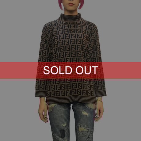 希少 90s FENDI jeans zucca フェンディ ズッカ柄 ナイロン