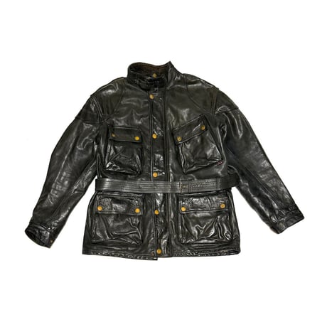 【USED】90's Belstaff PANTHER MOTORCYCLE LEATHER JACKET
