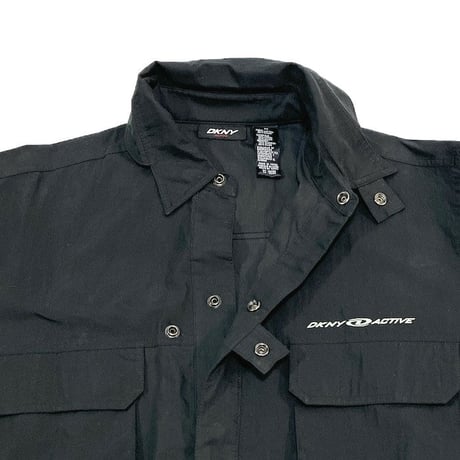 【DEAD STOCK】00'S DKNY ACTIVE TECH SHIRT JACKET