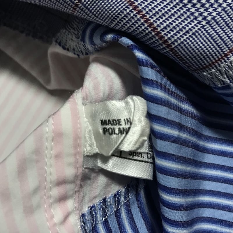 希少 美品 90s malcolm mclaren stripe shirts USED】90'S MALCOLM MCLAREN CRAZY PATTERN SHIRT