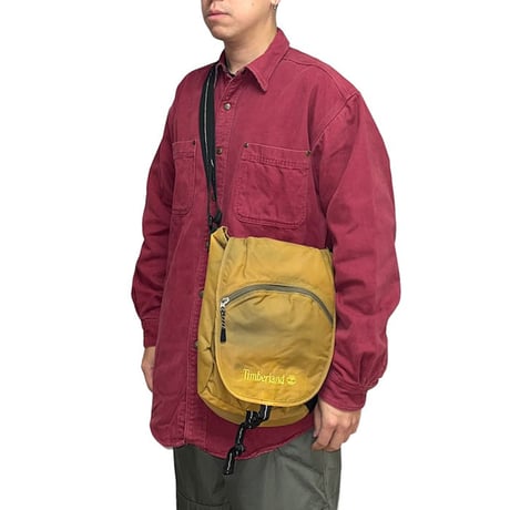 【USED】00's Timberland DIRTY SHOULDER BAG