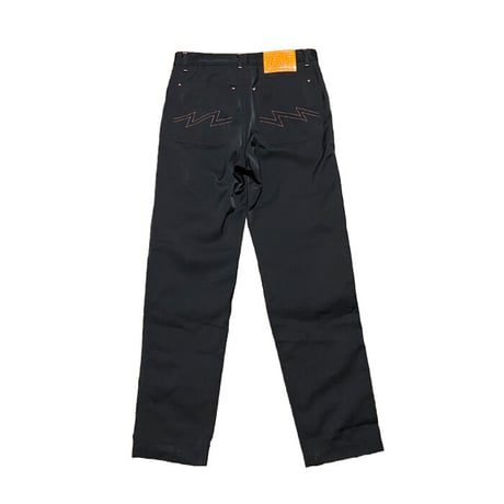 【USED】90'S W.&L.T. KNEE POCKET TROUSERS BLACK