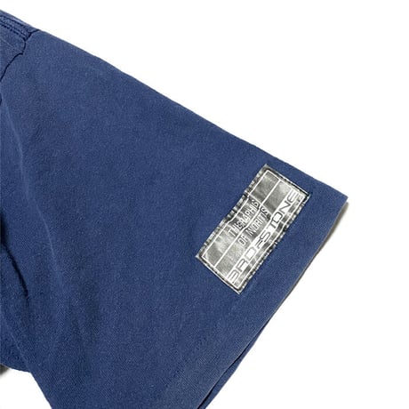【USED】90'S THIRD STONE REFLECTOR GRAPHIC T-SHIRT NAVY
