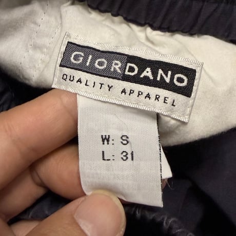 【USED】00's GIORDANO 2-Way Detachable Zip-Off Cargo Track Pants
