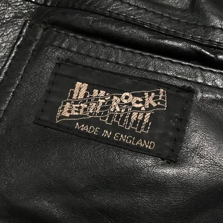 【USED】70'S LET IT ROCK LEATHER TROUSERS