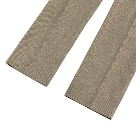 【USED】00'S MIU MIU SLIM CHECK TROUSERS