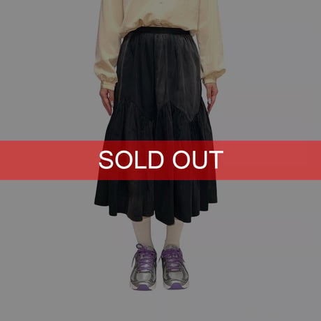 【USED】80s COMME des GARCONS SUN FADE GATHER SKIRT
