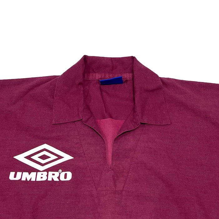 USED】90'S OLD UMBRO DRILL TOP BURGUNDY | KONBINI
