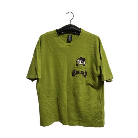 【USED】90'S WARNER BROS. TASMANIAN DEVIL POCKET T-SHIRT