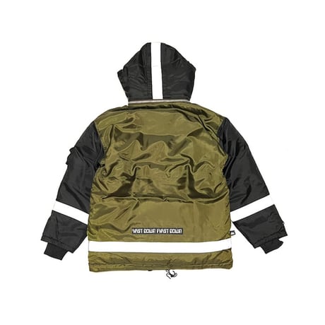 【USED】90'S FIRST DOWN TECHNO STREET WEAR DOWN JACKET