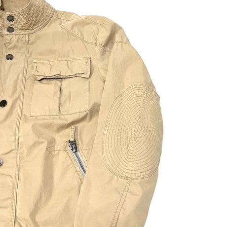 【USED】00'S TOMMY HILFIGER COTTON MOTORCYCLE JACKET
